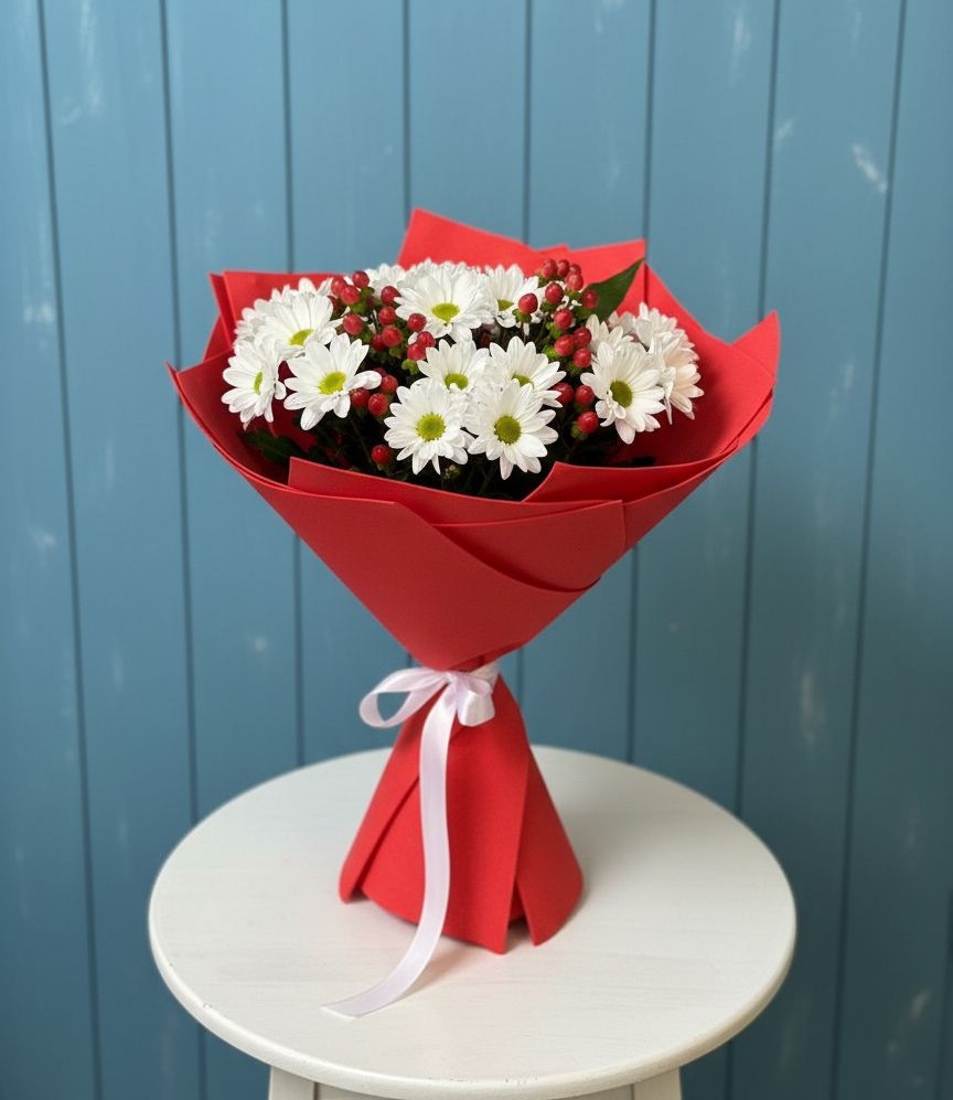 Букет цветов из: Хризантемы в Мацеста