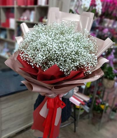 Букет цветов из: Гипсофила в Мацеста