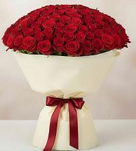 Букет 101 Красная роза Милано в Мацеста