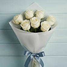 Букет 7 Белых роз Эдлесс Лав #REPLACE_PRED# Мацеста