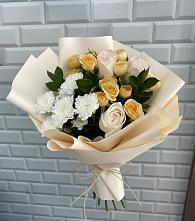 Букет цветов из:  Розы и Хризантемы в Мацеста