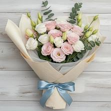 Букет цветов из:  Лизиантусы в Мацеста