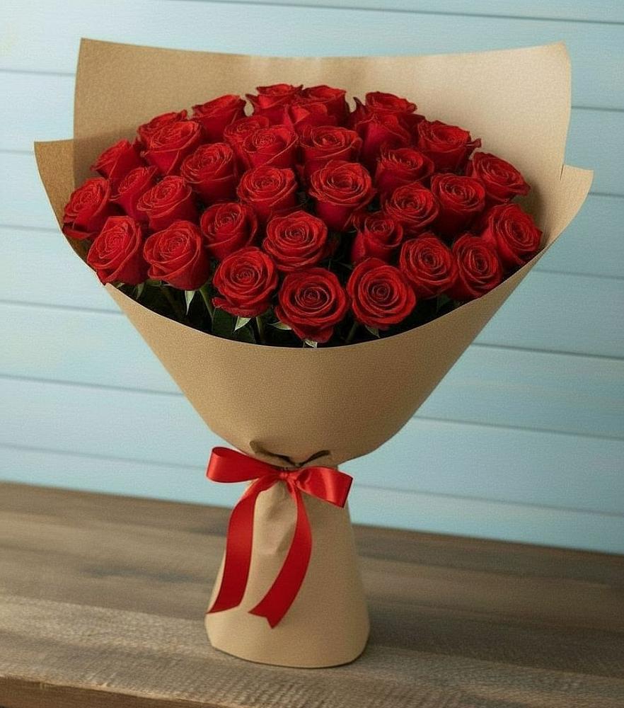 Букет Красные розы Милано в Мацеста