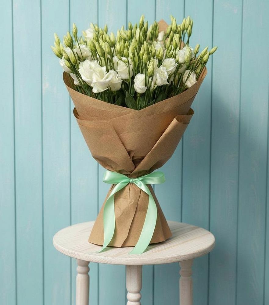 Букет цветов из: Лизиантусы в Мацеста