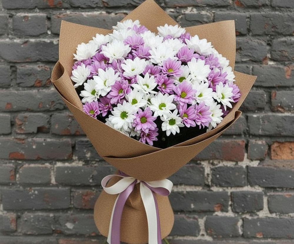 Букет цветов из: Хризантемы в Мацеста