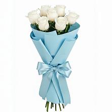 Букет 7 белых роз Проуд #REPLACE_PRED# Мацеста