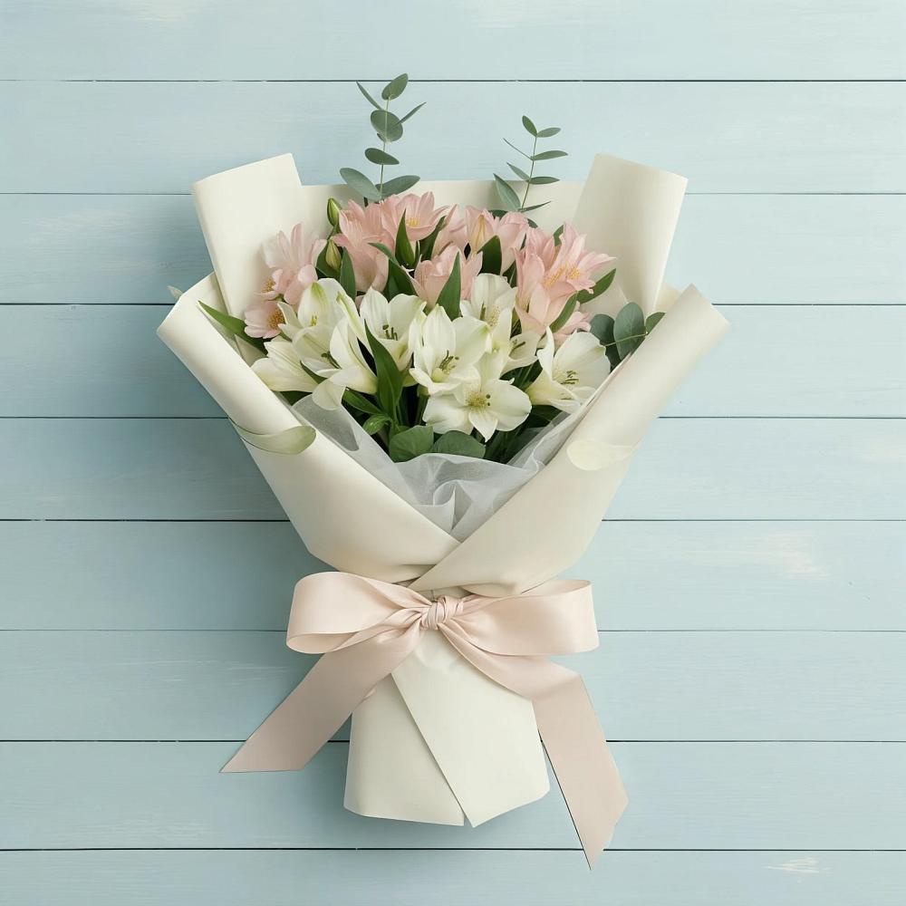 Букет цветов из: Альстромерии в Мацеста