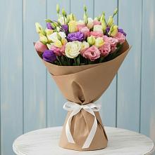 Букет цветов из:  Лизиантусы в Мацеста